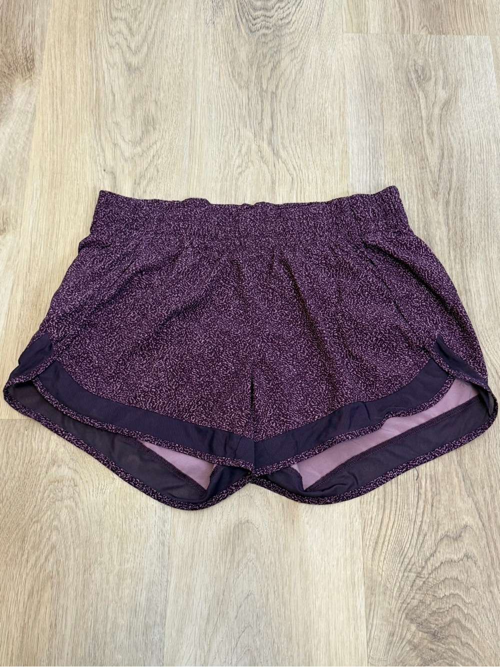 Athleta Running Shorts in Deep Plum